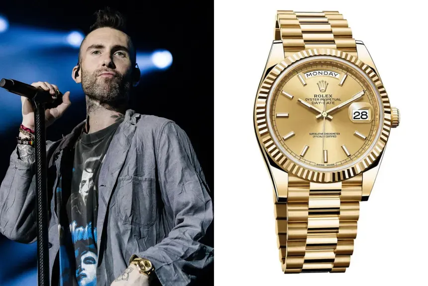 Rolex Day-Date en oro amarillo, preferido por músicos y artistas