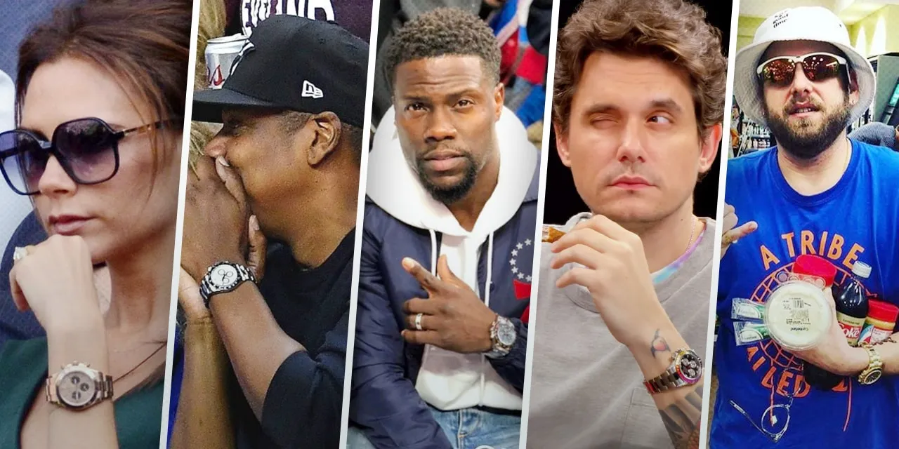Famosos luciendo relojes Rolex — la conexión cultural entre la fama y la alta relojería