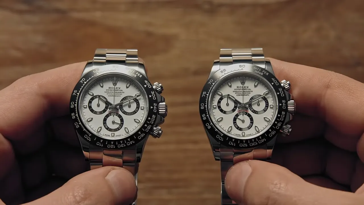 Comparativa entre un Rolex original y un super clone