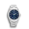 Detalle de calidad de la réplica Air-King 34mm con esfera azul