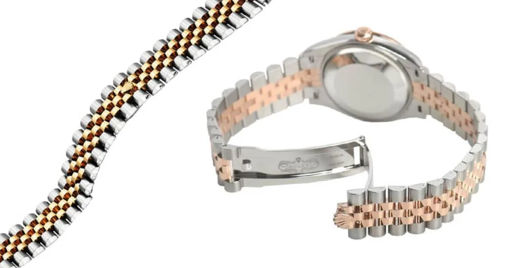 Diseño elegante y de vestir del brazalete Rolex Jubilee