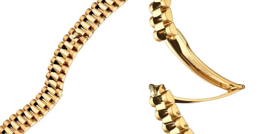 Brazalete Rolex President en el Day-Date de lujo