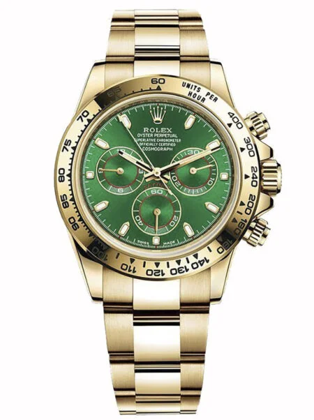 Super clone Rolex Daytona esfera verde 116508 referencia John Mayer