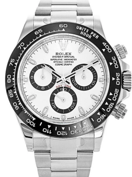 Super clone Rolex Daytona 116500LN Panda esfera blanca