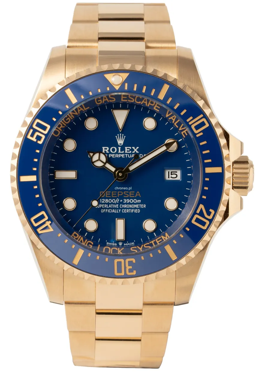 Super clone Rolex DeepSea 2024 esfera azul referencia en titanio