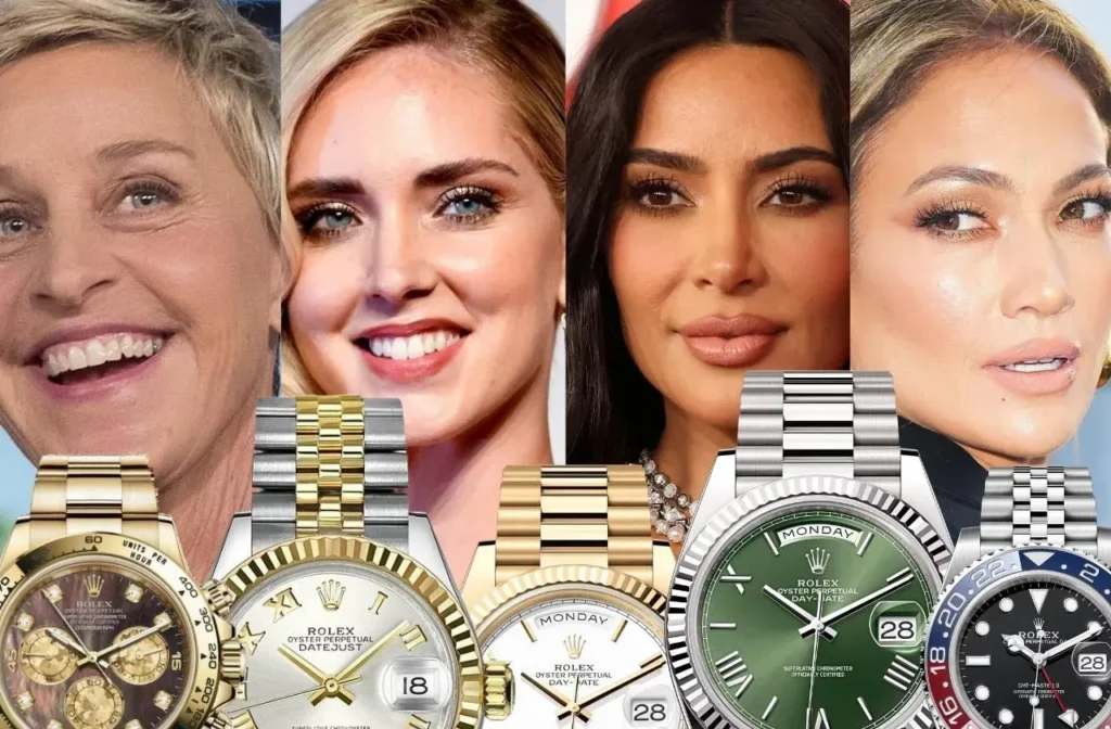 Famosas luciendo relojes Rolex Datejust — el reloj de las mujeres de éxito