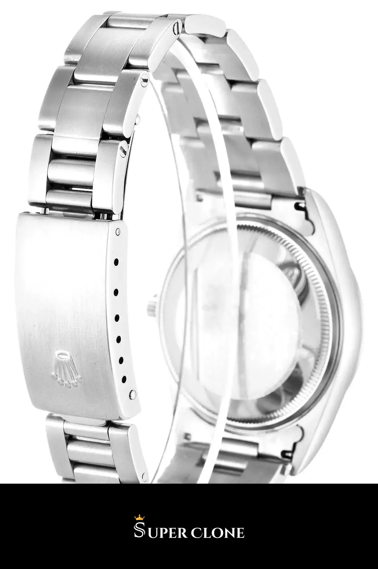 Rolex Air-King 14000 replica, brazalete Oyster, esfera negra