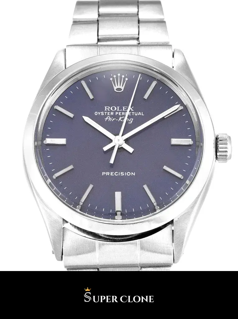 Rolex Air-King 5500 replica esfera azul - vista 2