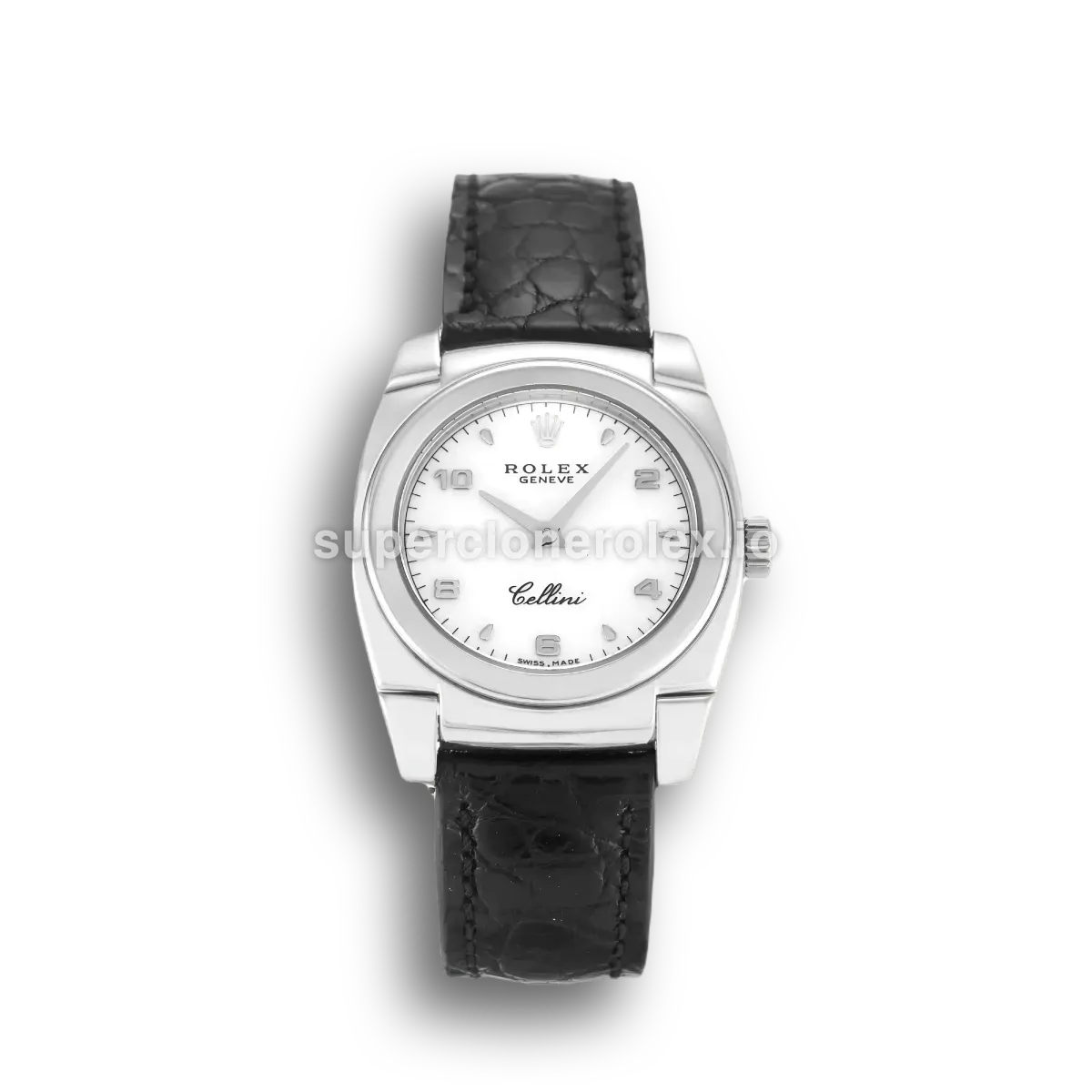 Rolex Cellini 5310 réplica esfera blanco — vista frontal