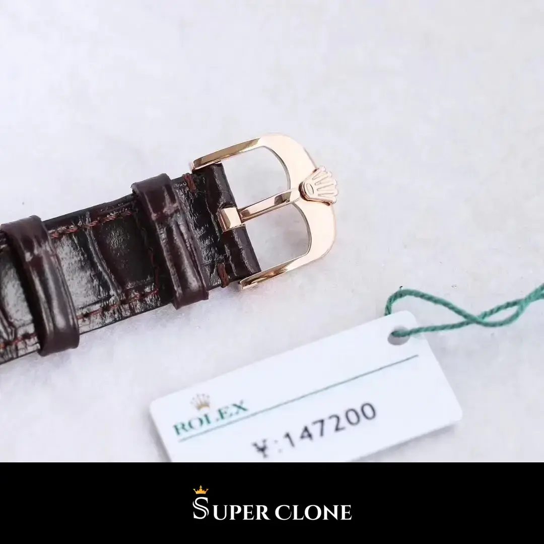 Rolex Cellini 50505 replica, esfera blanca, vista 9