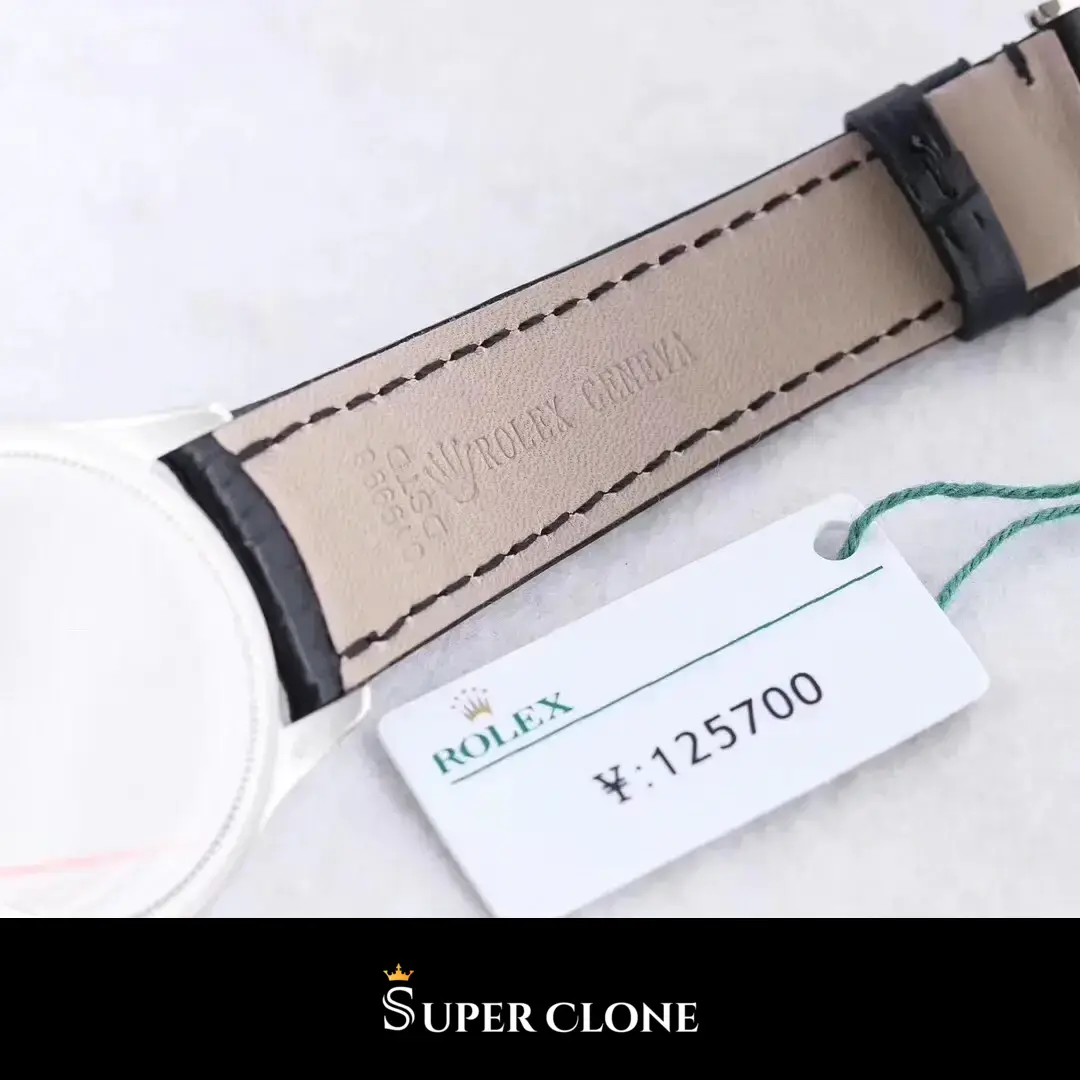 Rolex Cellini 50509 réplica esfera blanca, vista 9