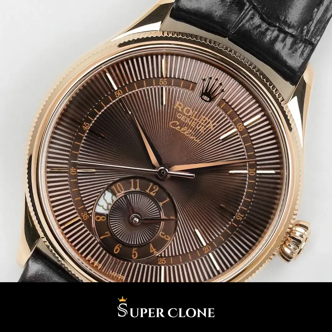 Rolex Cellini 50525 replica, perfil lateral