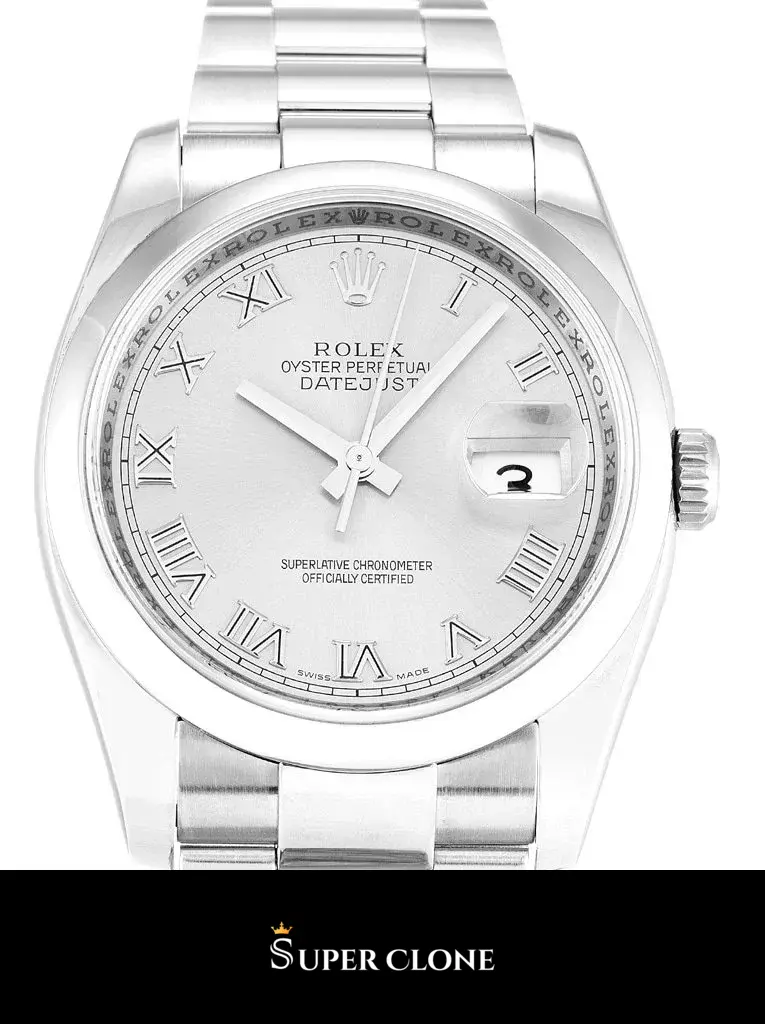 Rolex Datejust 116200 réplica plata - vista 2