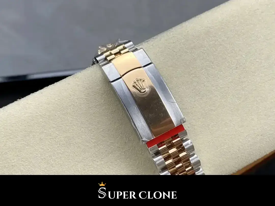 Rolex Datejust 126201 replica, esfera chocolate, vista 6