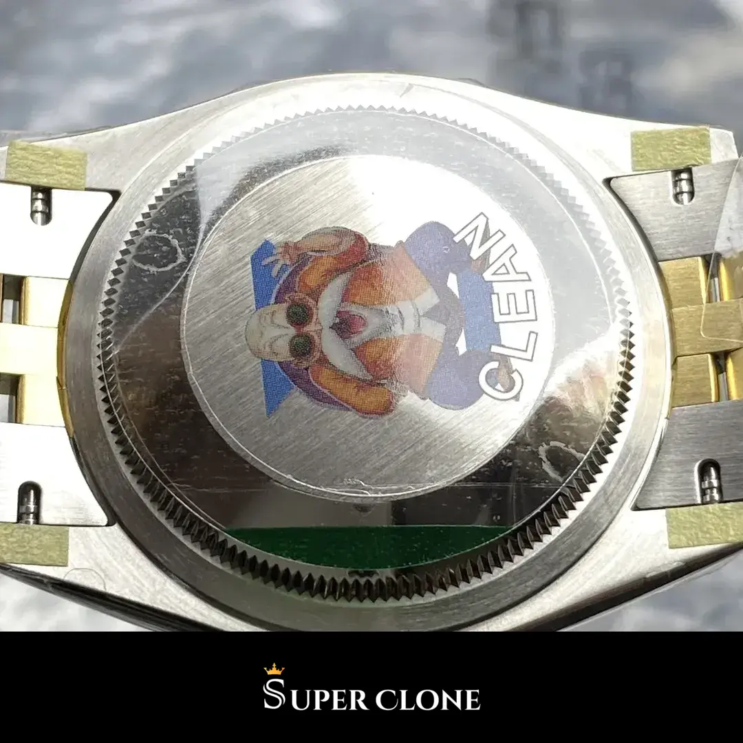 Rolex Datejust 126233 replica, vista lateral de la caja de 36 mm