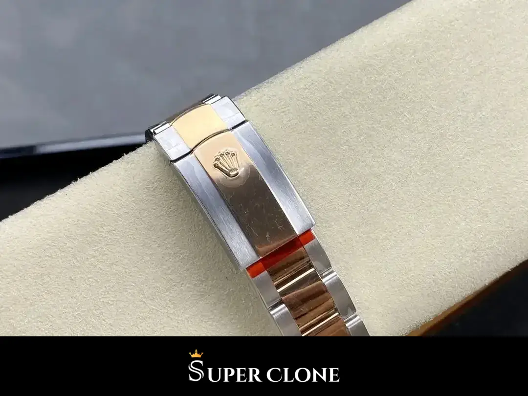Rolex Datejust 126281RBR replica, brazalete Oyster bicolor