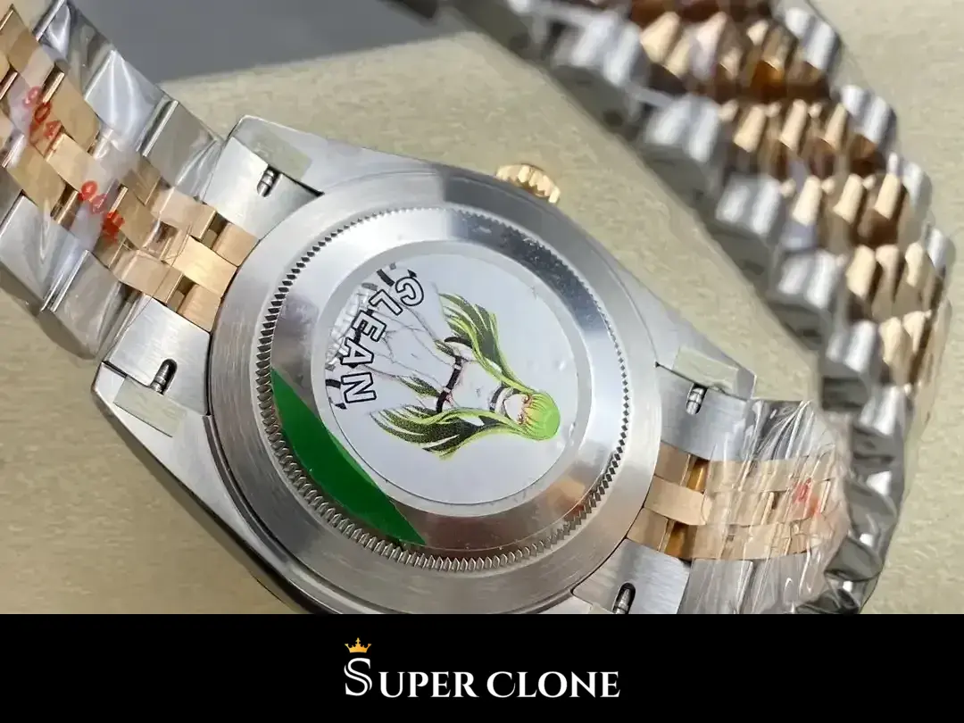 Réplica Datejust 126331 Everose Rolesor de 41 mm, perfil del brazalete Jubilee y caja