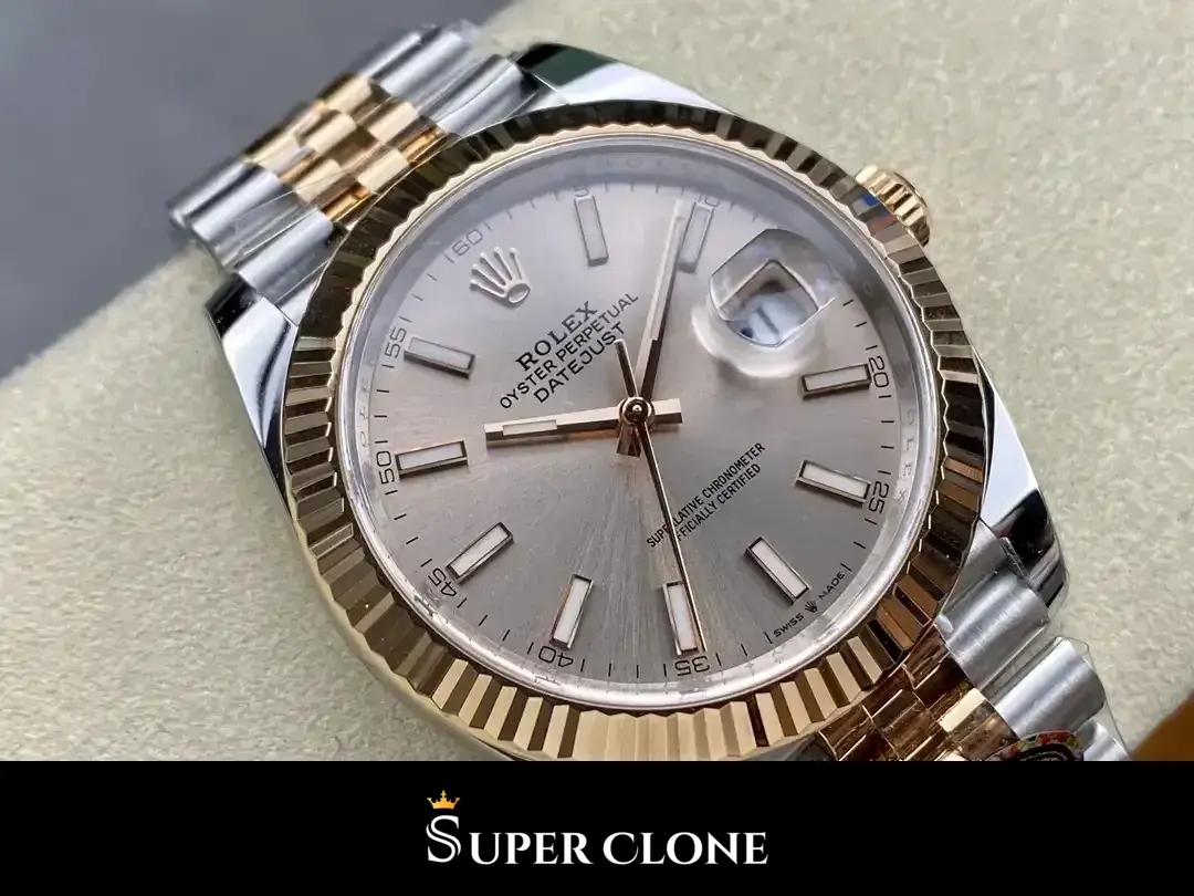 Rolex Datejust 126331 réplica — toma del lume