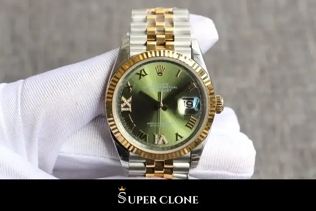 Rolex Datejust 126333 réplica 41mm — vista en la muñeca