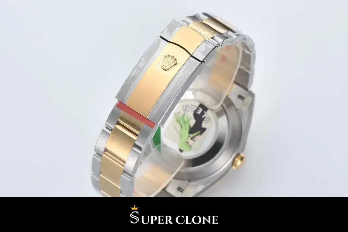 Rolex Datejust 126333 réplica champán, vista lateral