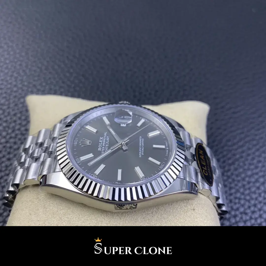 Rolex Datejust 126334 replica, vista 6, gris