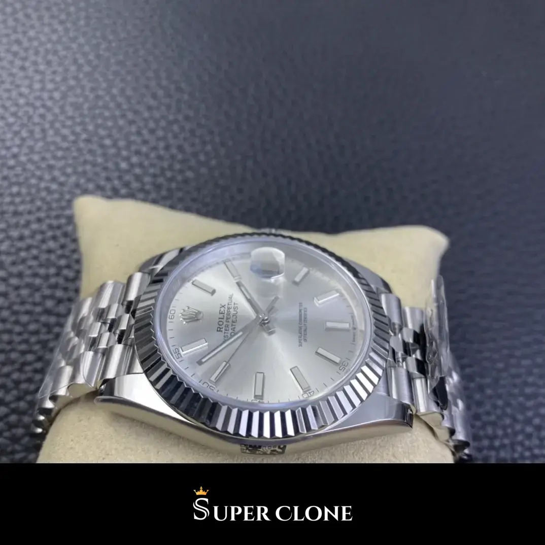 Rolex Datejust 126334 replica, perfil lateral de la caja