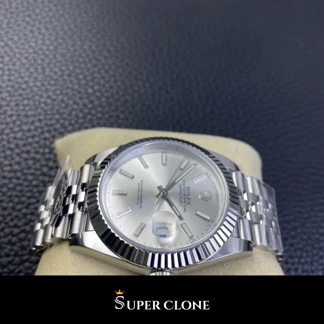 Rolex Datejust 126334 replica, detalle del brazalete Jubilee