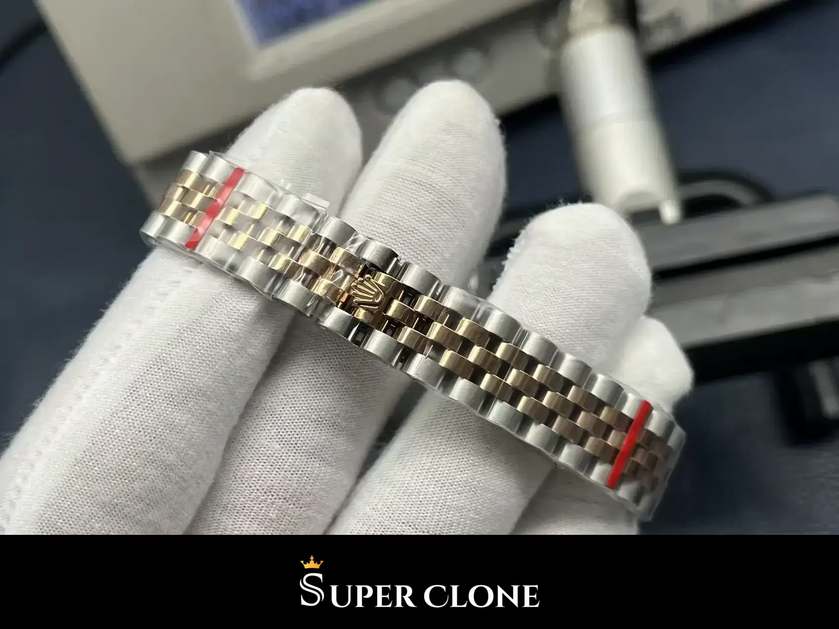 Rolex Datejust 278271 replica, cierre Crownclasp oculto, vista 10
