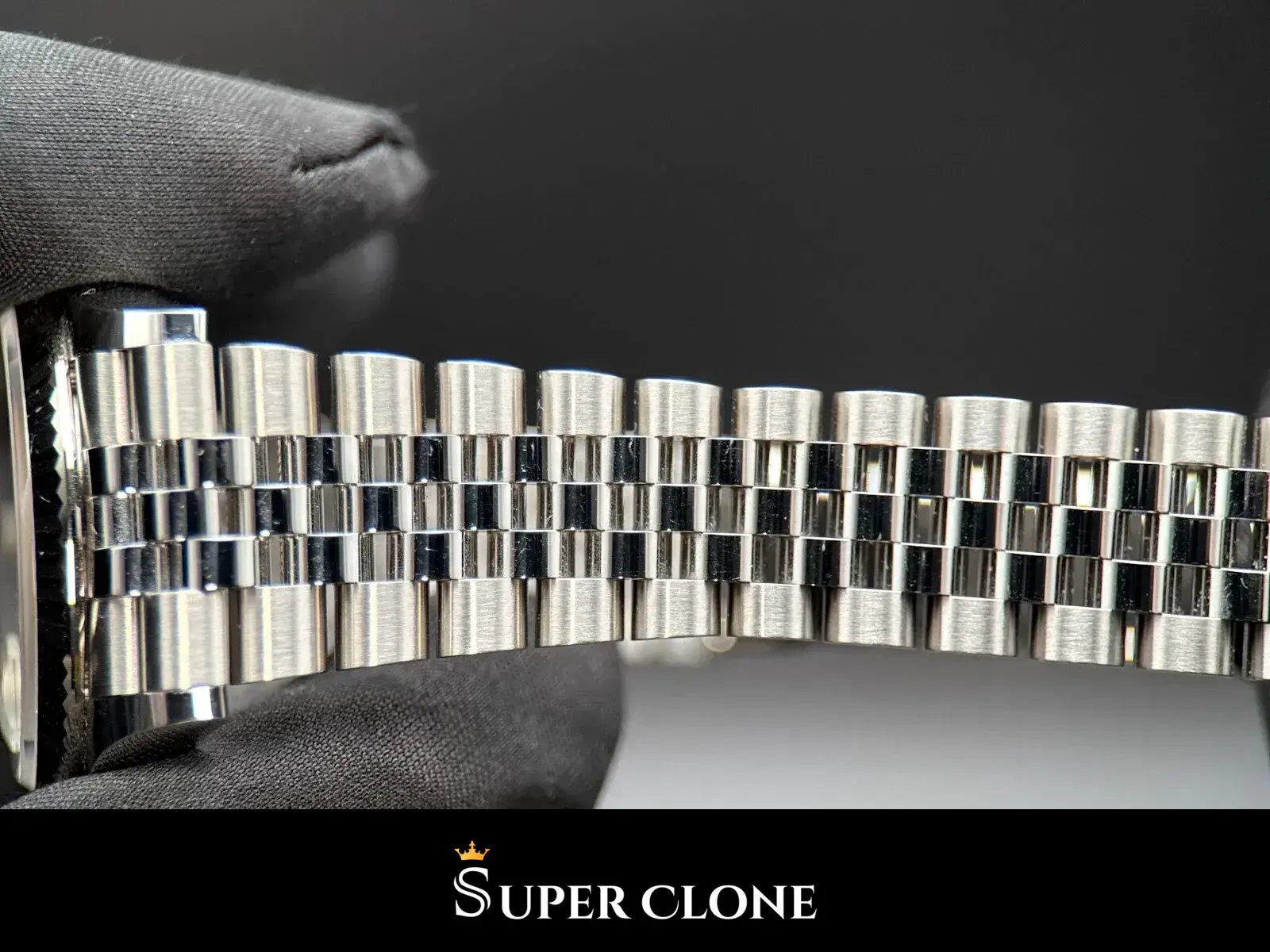 Rolex Datejust 278274 replica, agujas e indices de baton aplicados