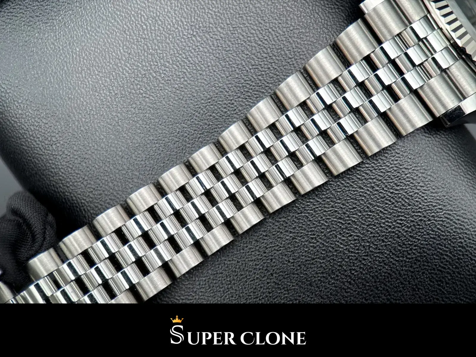 Rolex Datejust 278274 replica, macro del bisel estriado