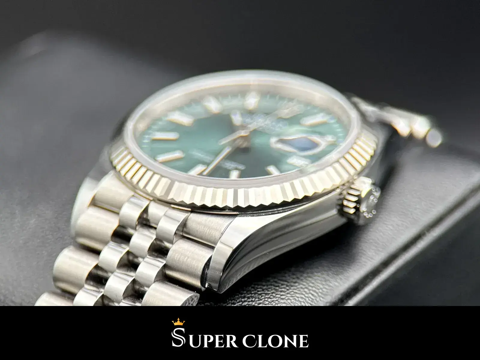 Rolex Datejust 278274 replica, ventana de fecha bajo el Cyclops