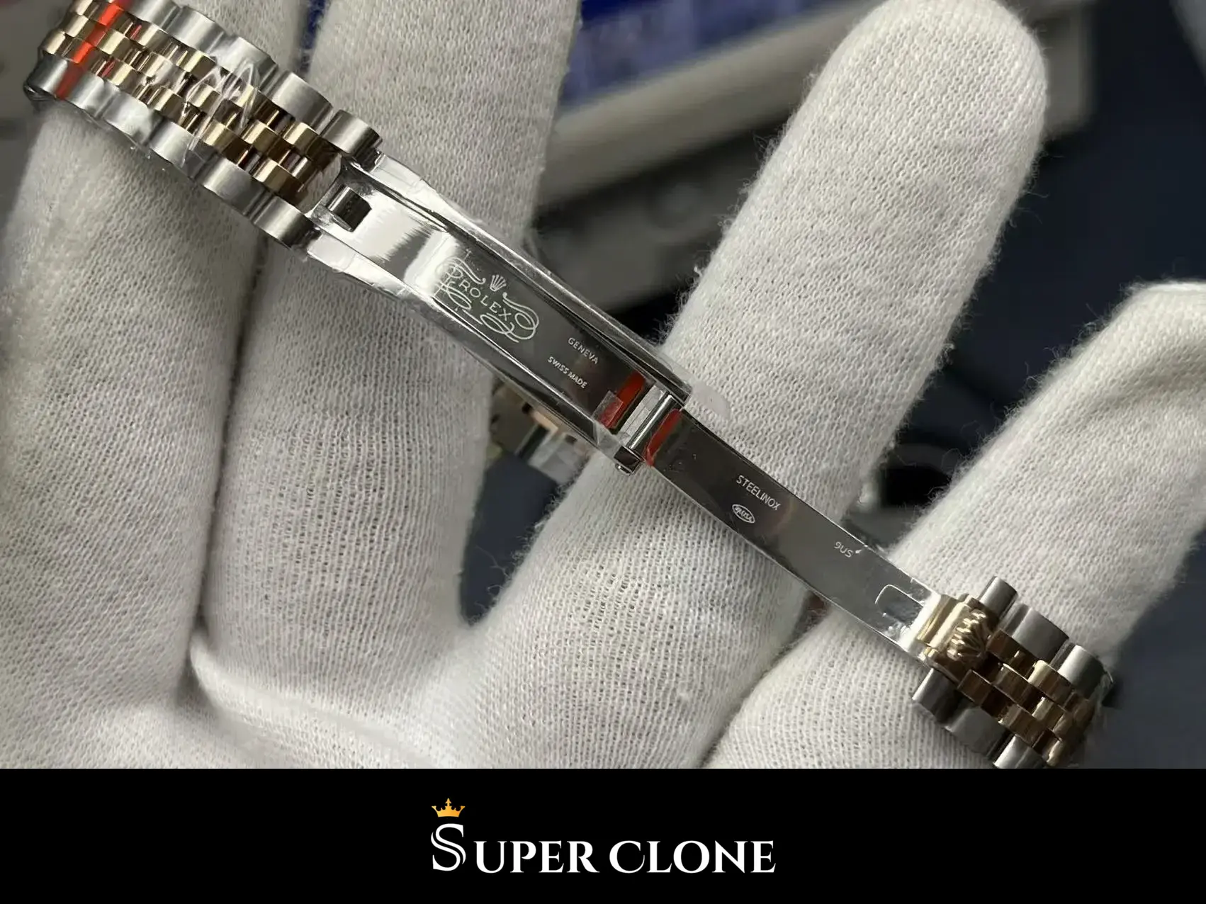 Rolex Datejust 279171 réplica nácar bicolor, vista 7