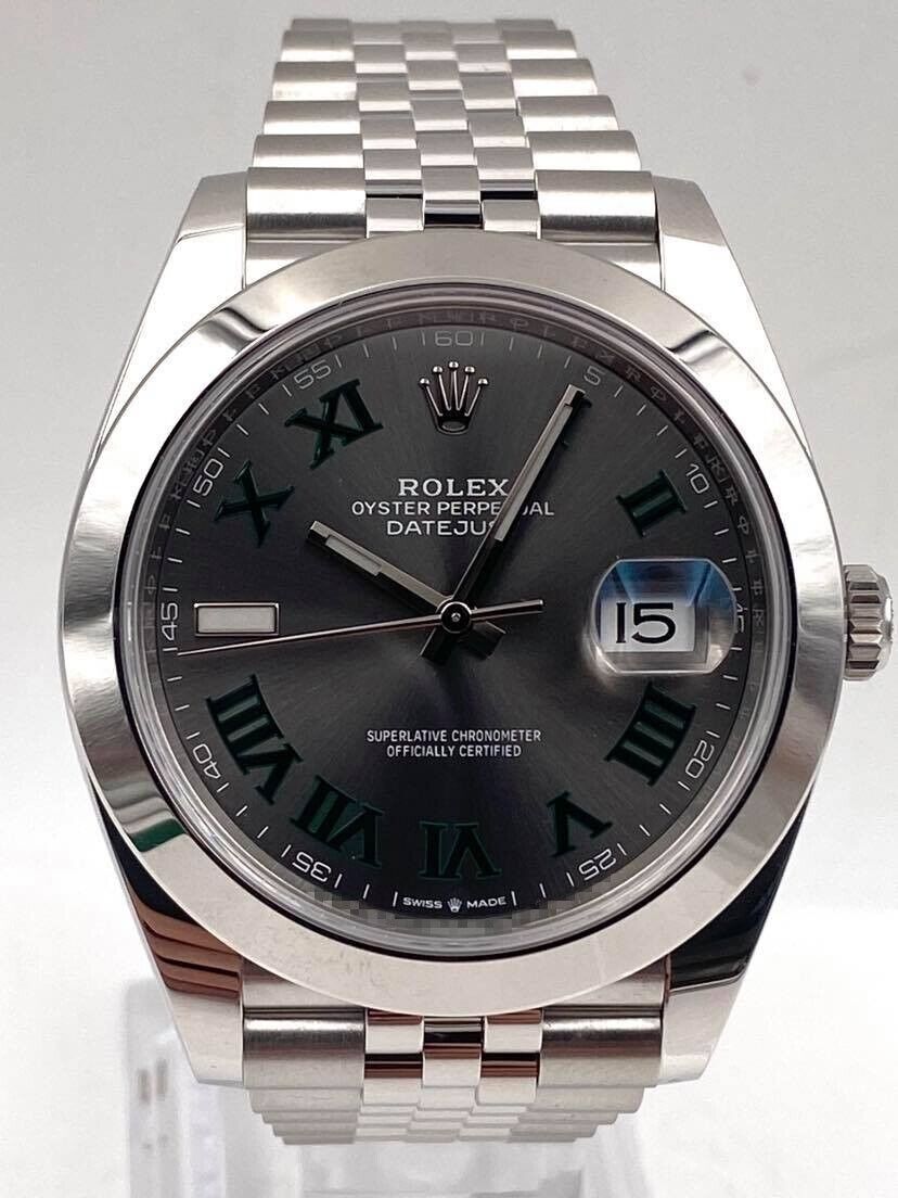 Datejust 126300 replica 41 mm, primer plano de la esfera