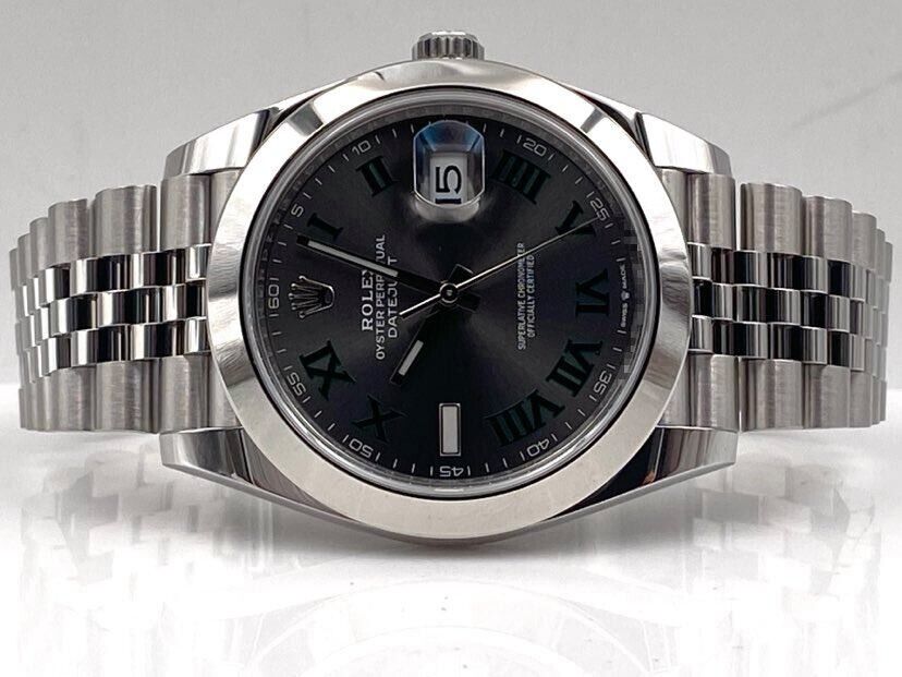 Rolex Datejust 126300 replica, perfil lateral