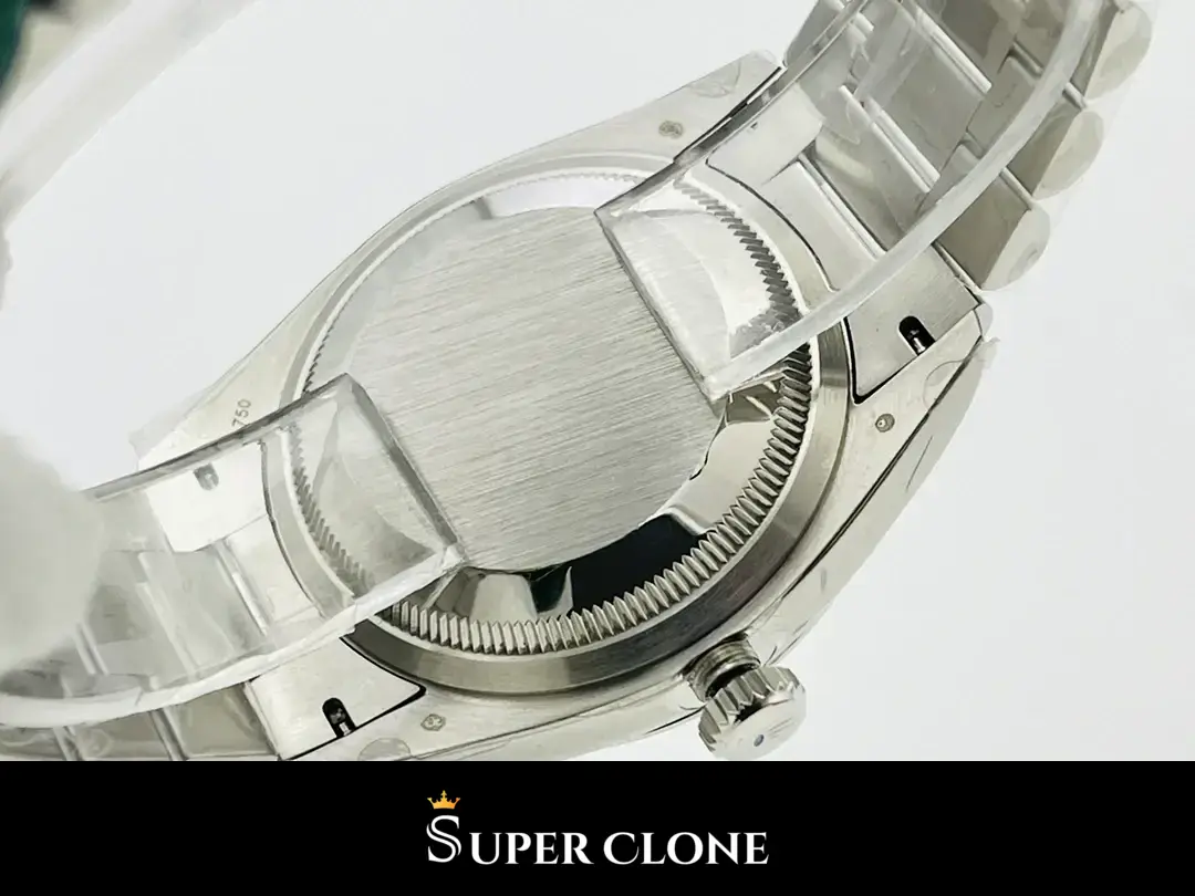 Rolex Day-Date 228236 replica esfera negra, vista lateral, vista 8