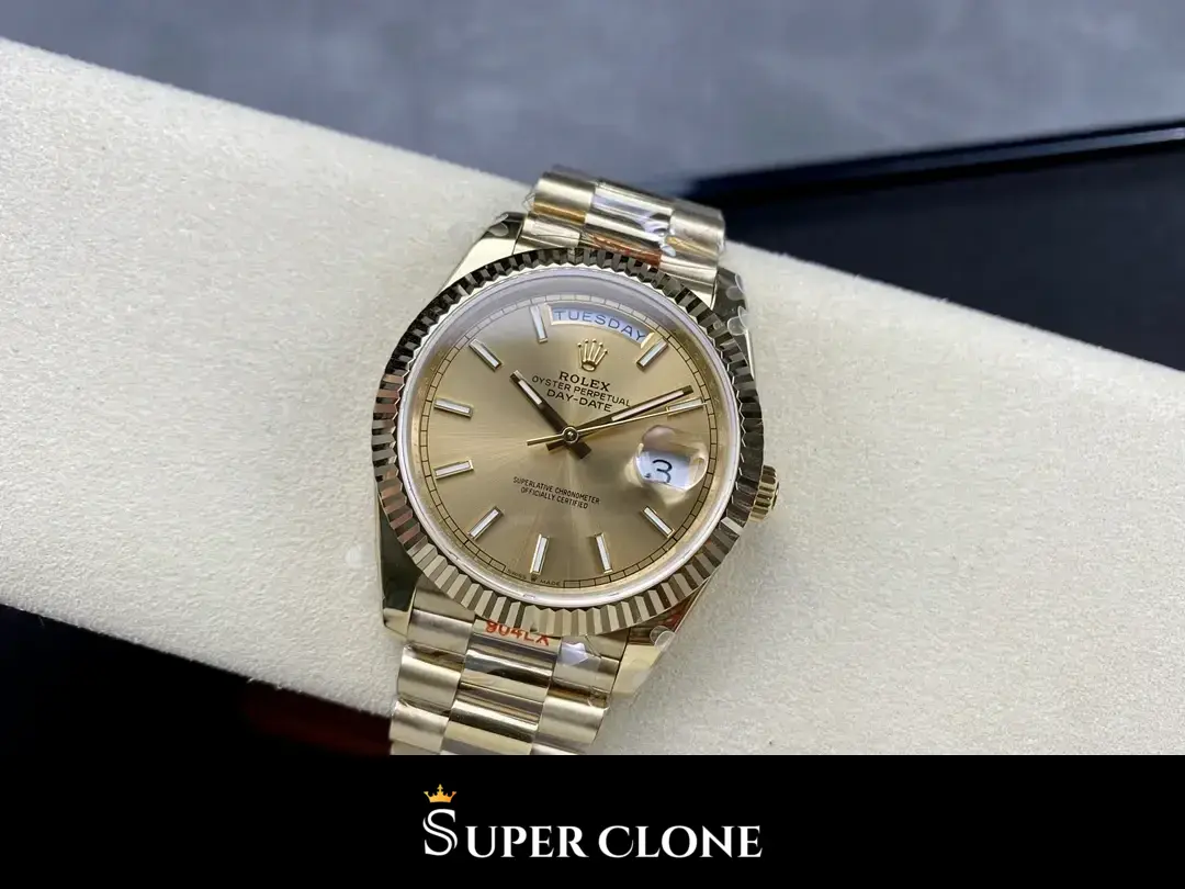 Rolex Day-Date 228238 replica 40mm, foto en la muñeca