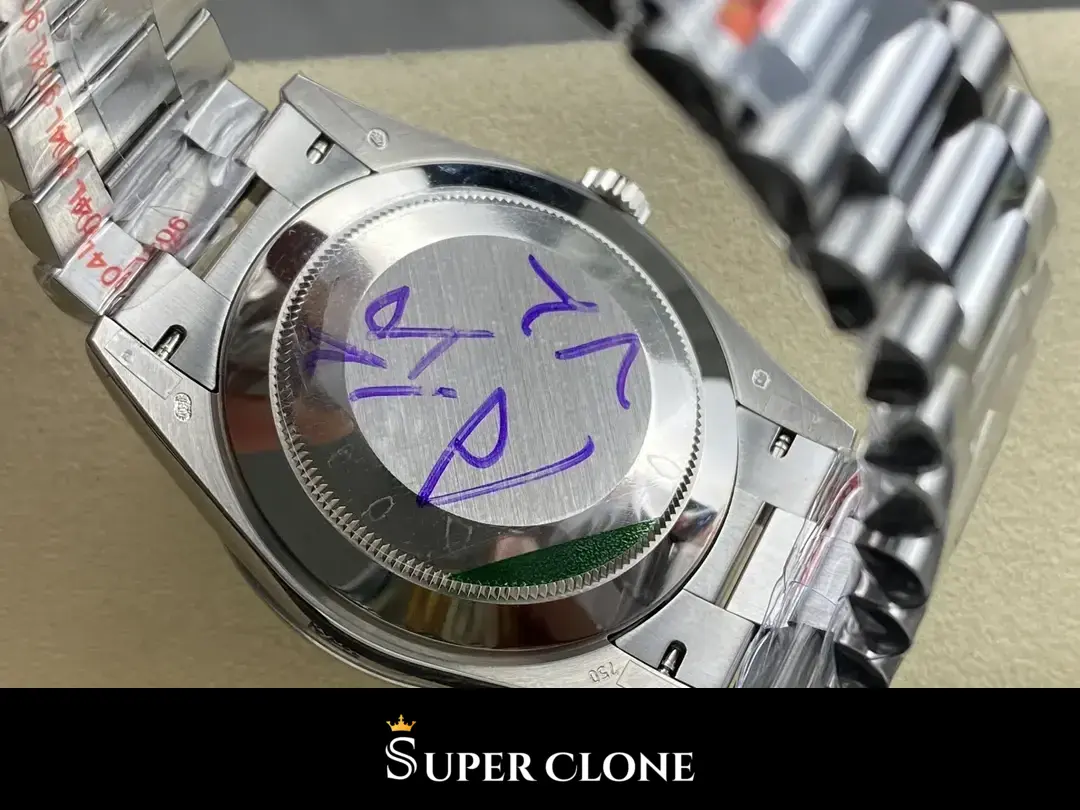 Rolex Day-Date 228239 replica, esfera verde, vista 8