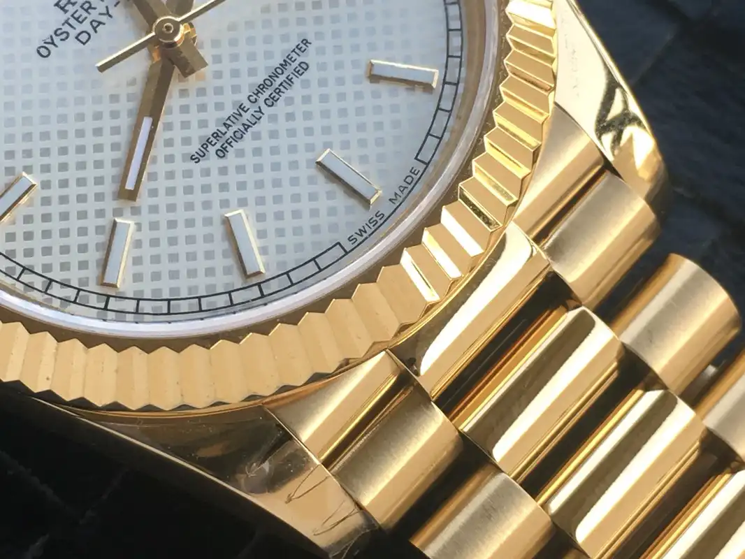 Day-Date 228238 réplica de Rolex 40mm — vista en la muñeca