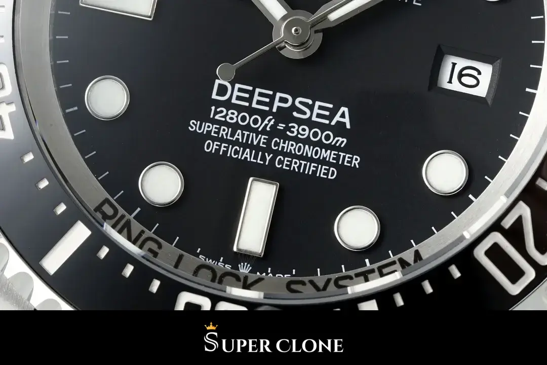 Rolex Deepsea 116660 replica 44mm, foto en la muñeca