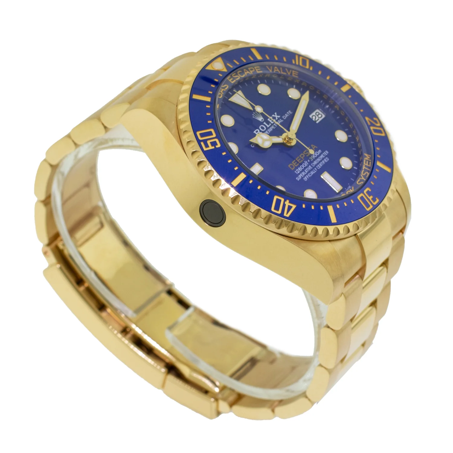 Deepsea 136668LB miyota replica, detalle del brazalete
