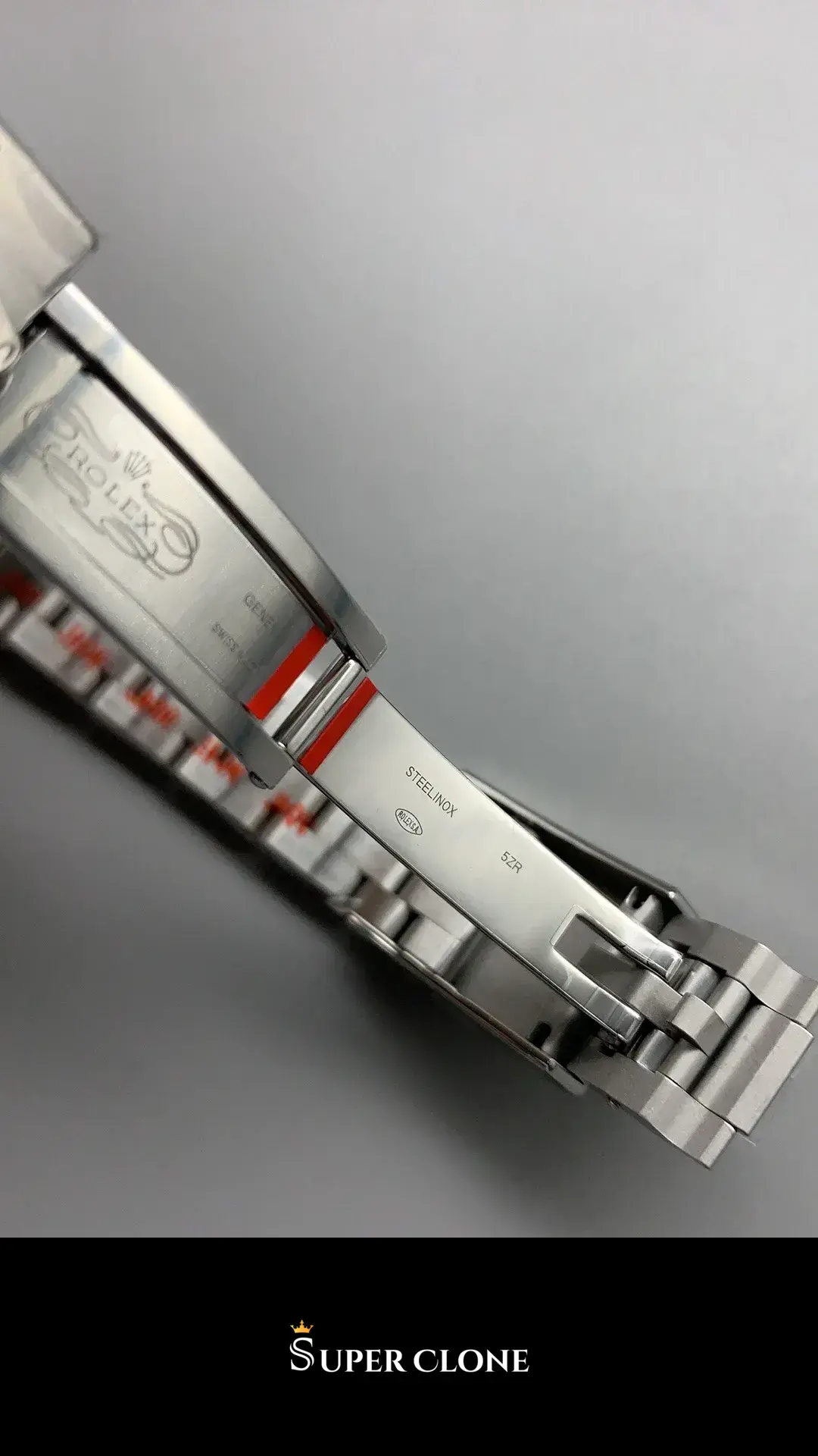 Rolex Explorer 124270 replica esfera negra, vista 10