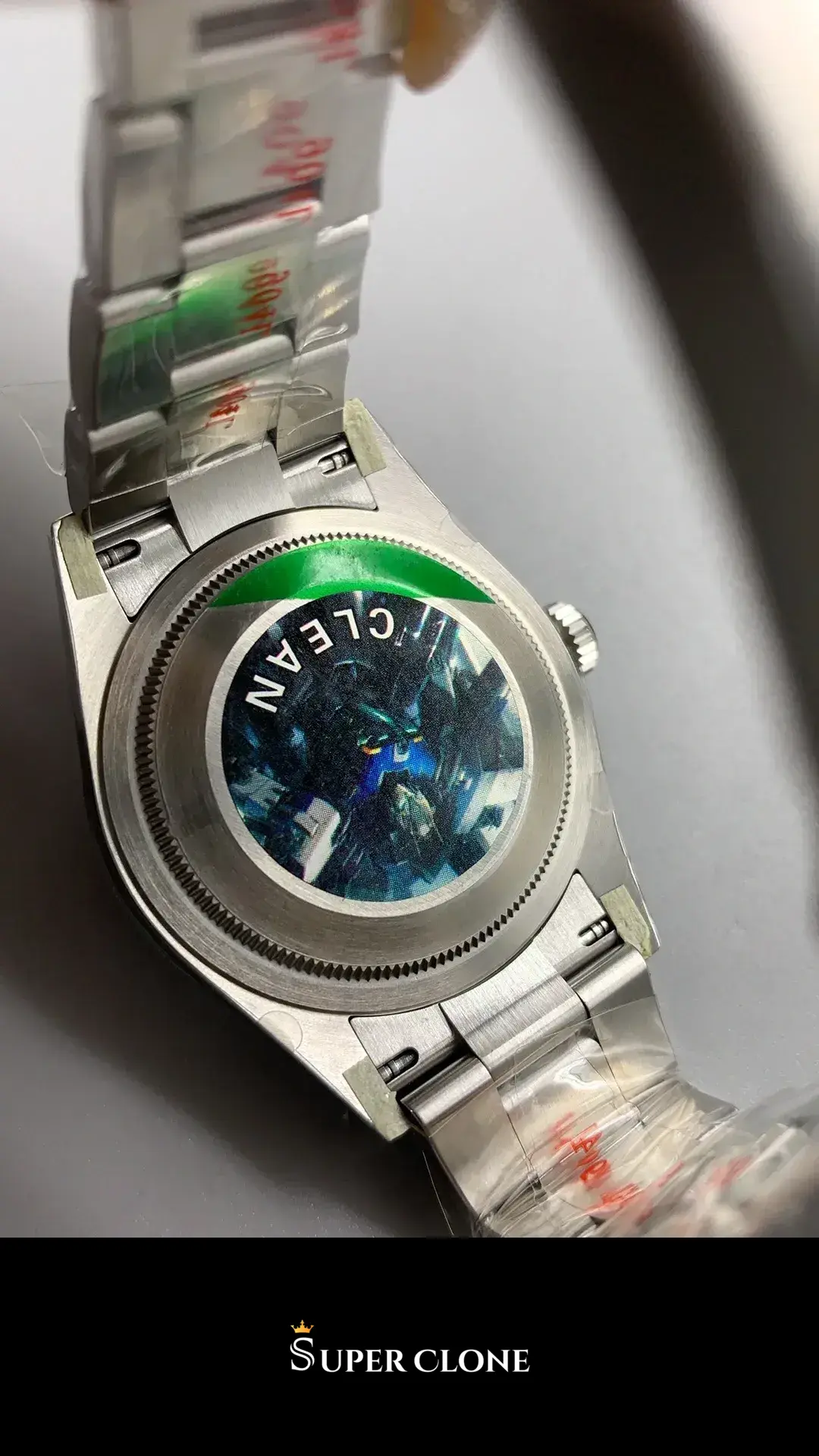 Rolex Explorer 124270 replica esfera negra, vista 12