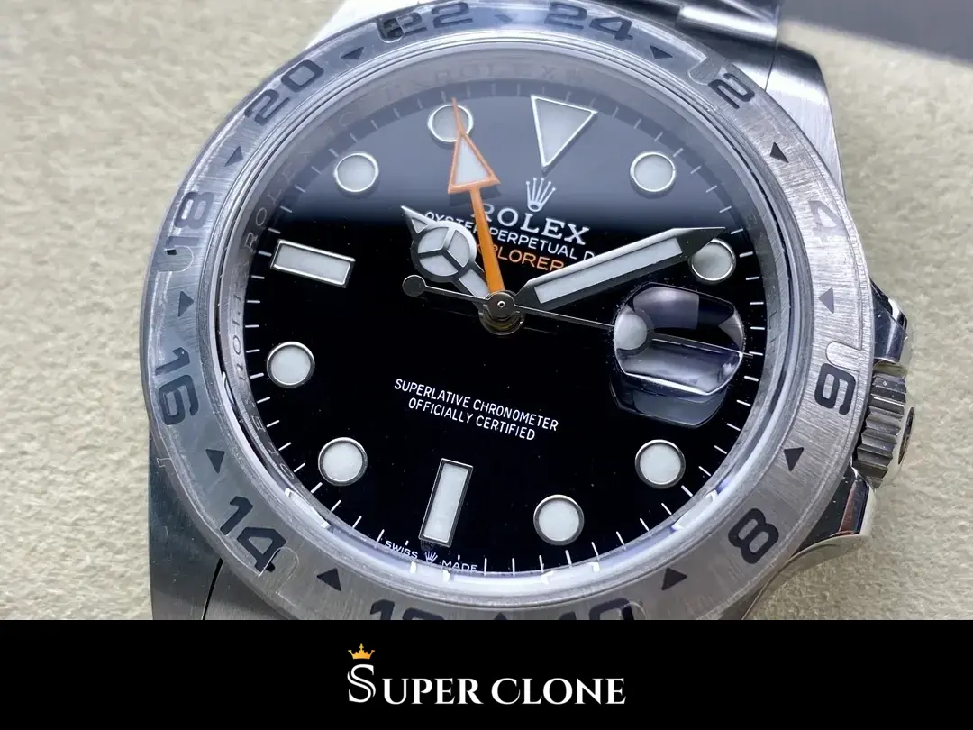 Rolex Explorer II 226570 replica, detalle del brazalete Oyster