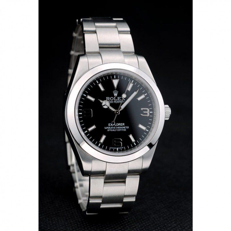 Rolex Explorer 42002 replica, perfil lateral