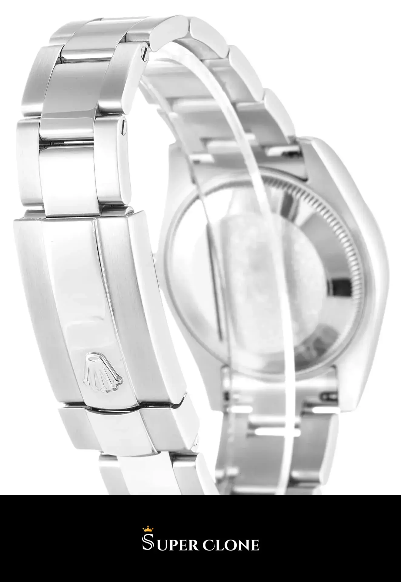 Rolex Lady-Datejust 178240 replica, vista de la caja de 30 mm en muñeca