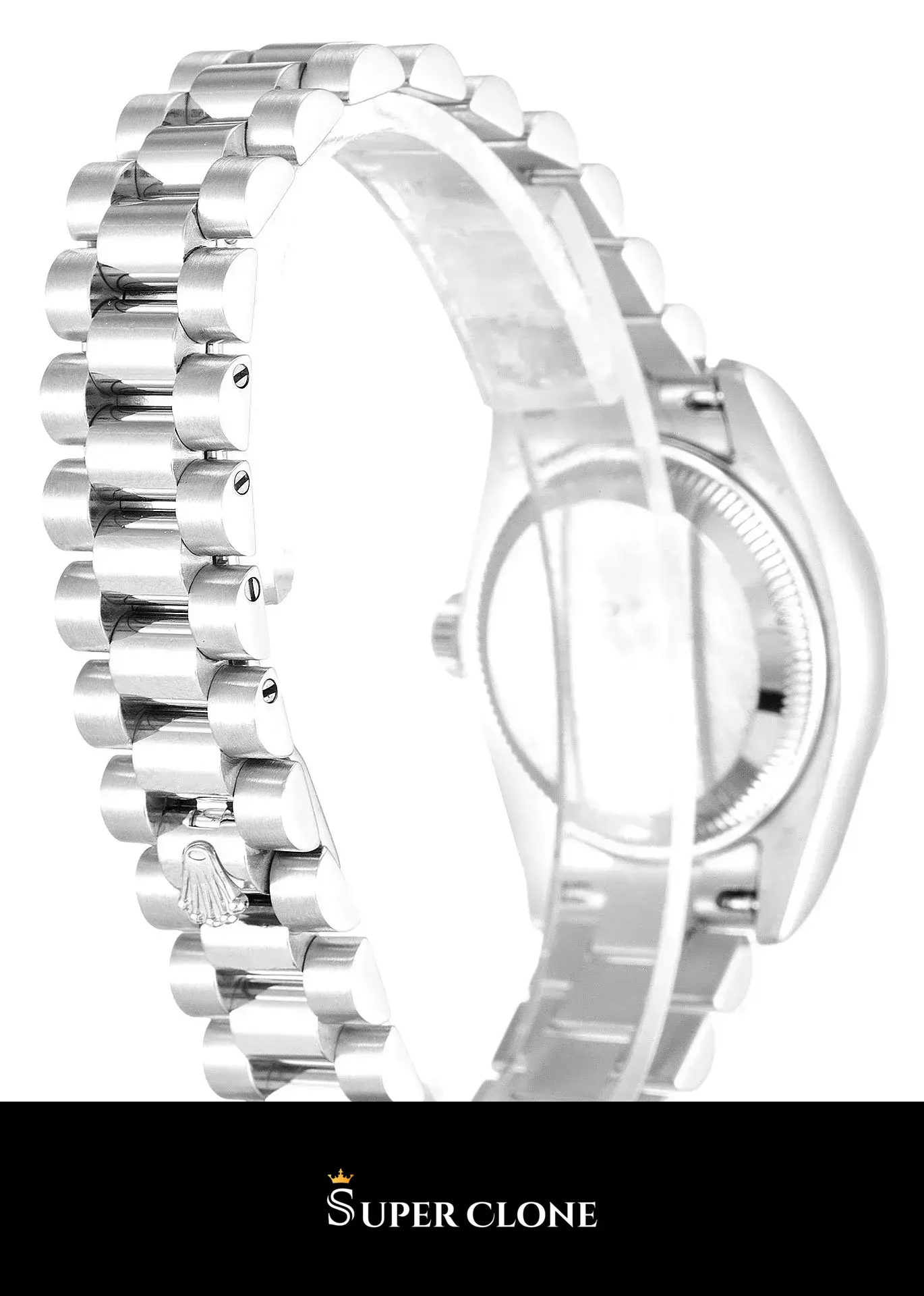 Rolex Lady-Datejust 179166 replica, detalle del fondo de caja
