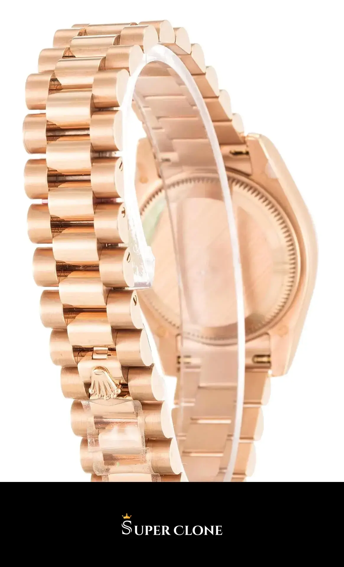 Rolex Lady-Datejust 179175 replica, brazalete President en oro rosa