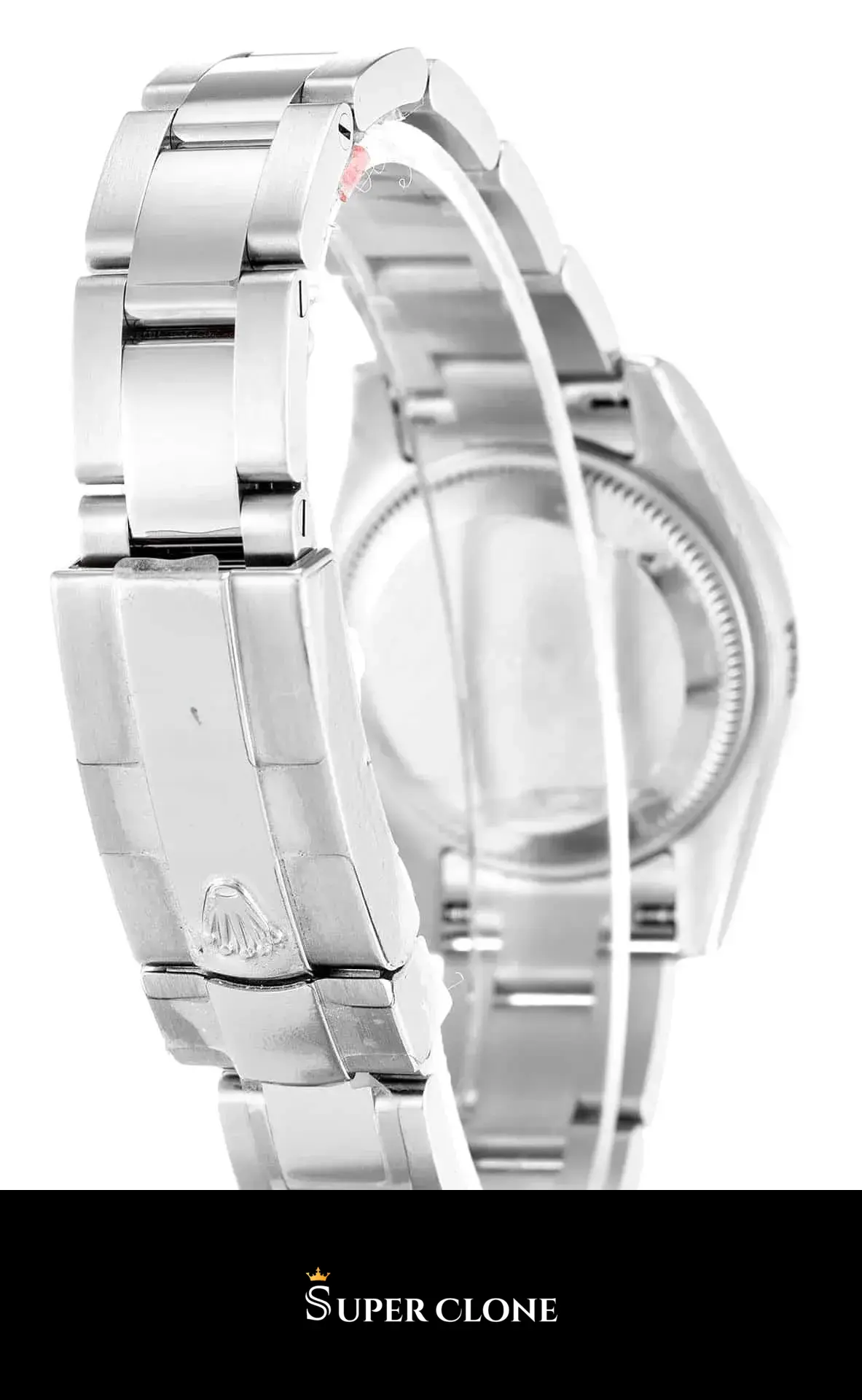 Lady-Datejust 179384 replica esfera plata, detalle del brazalete Jubilee
