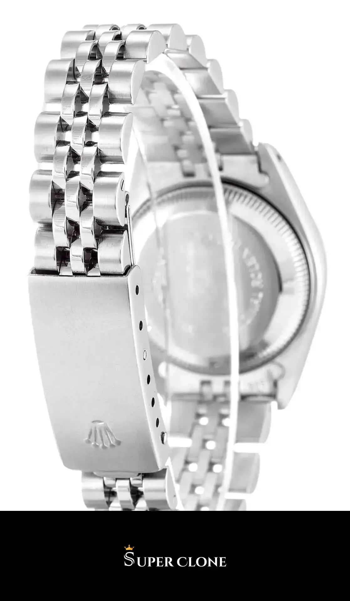 Rolex Lady-Datejust 69174 replica, vista 4, esfera plata