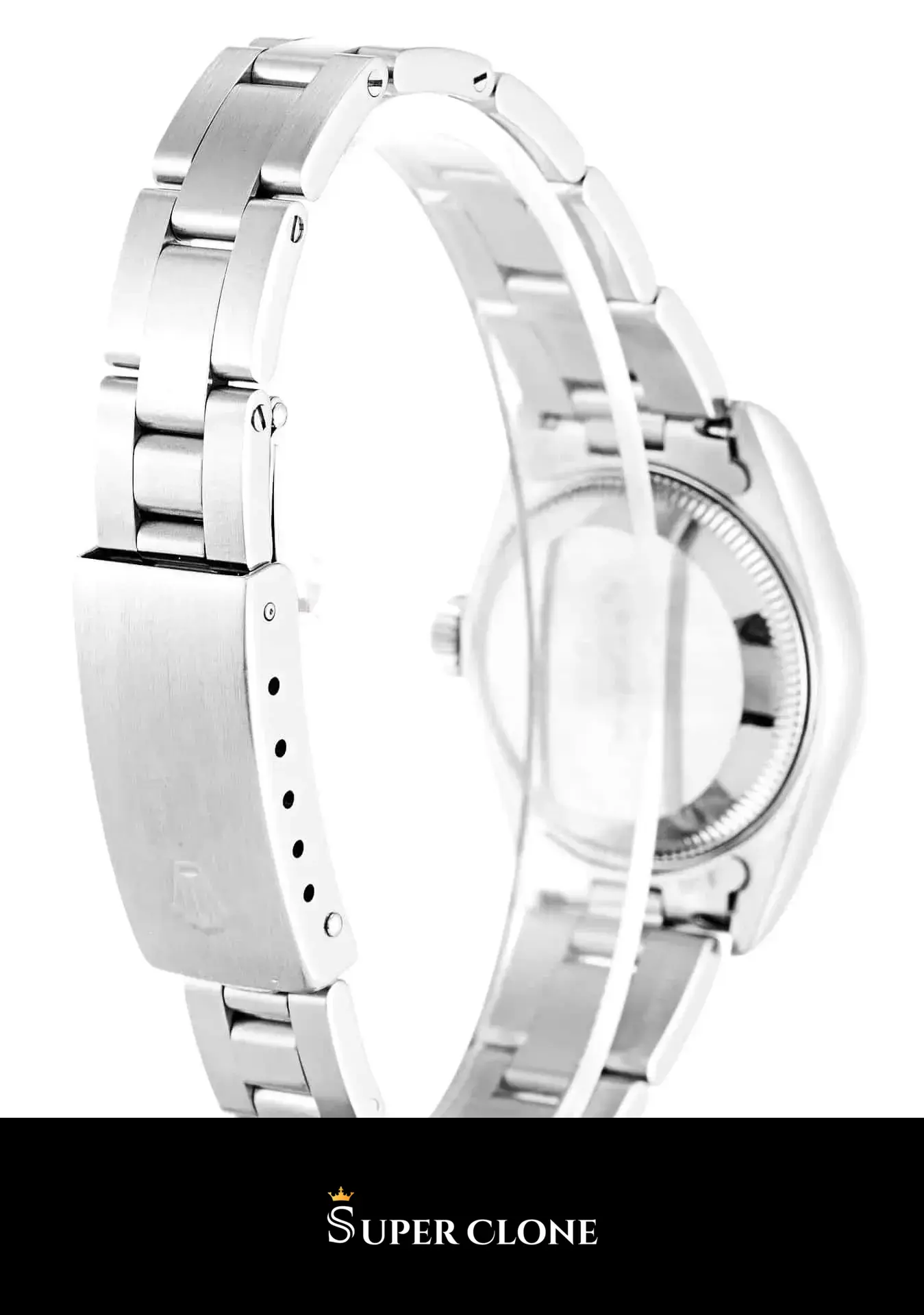 Rolex Lady-Datejust 79160 replica, bisel estriado y brazalete Oyster